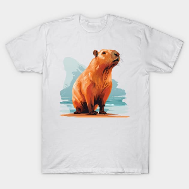 capybara T-Shirt by piratesnow